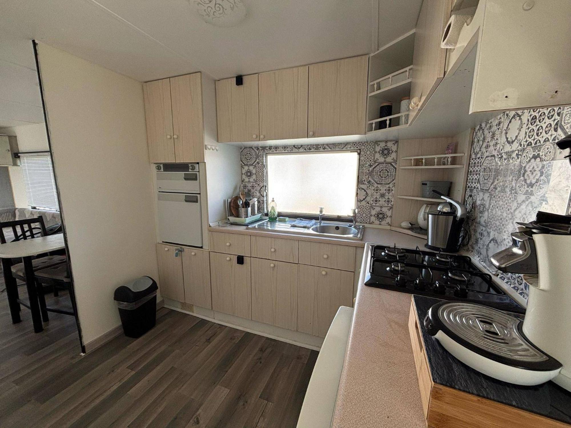 Mobile Home Au Camping New Vennepark Harendijk Esterno foto